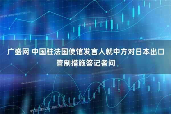广盛网 中国驻法国使馆发言人就中方对日本出口管制措施答记者问